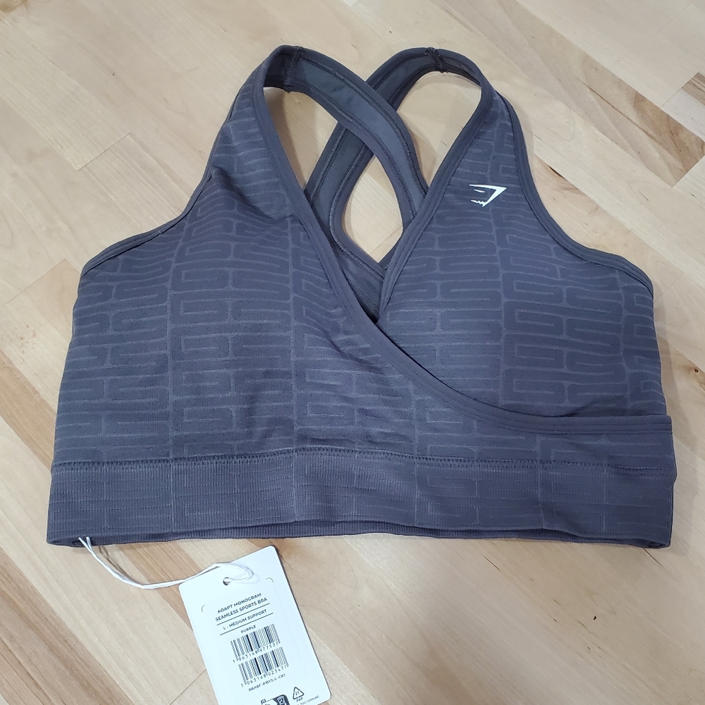 Gymshark Seamless Sports Bra with Crossback Straps